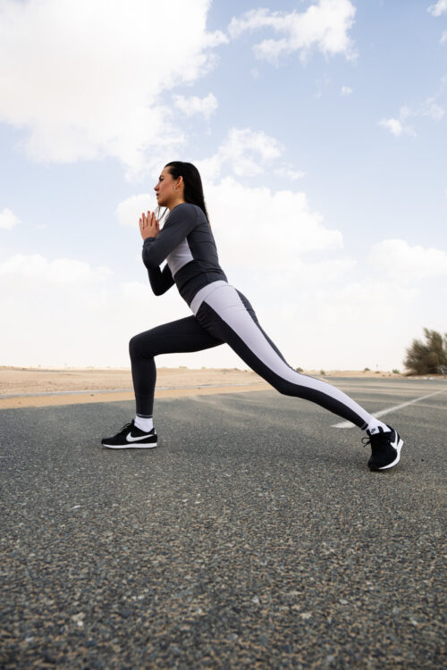 Paneled shape leggings