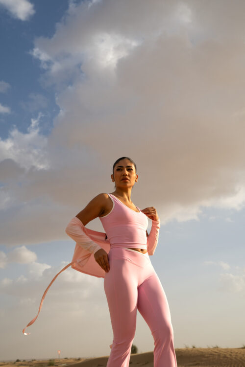 Soufflé Blush full length Bra top